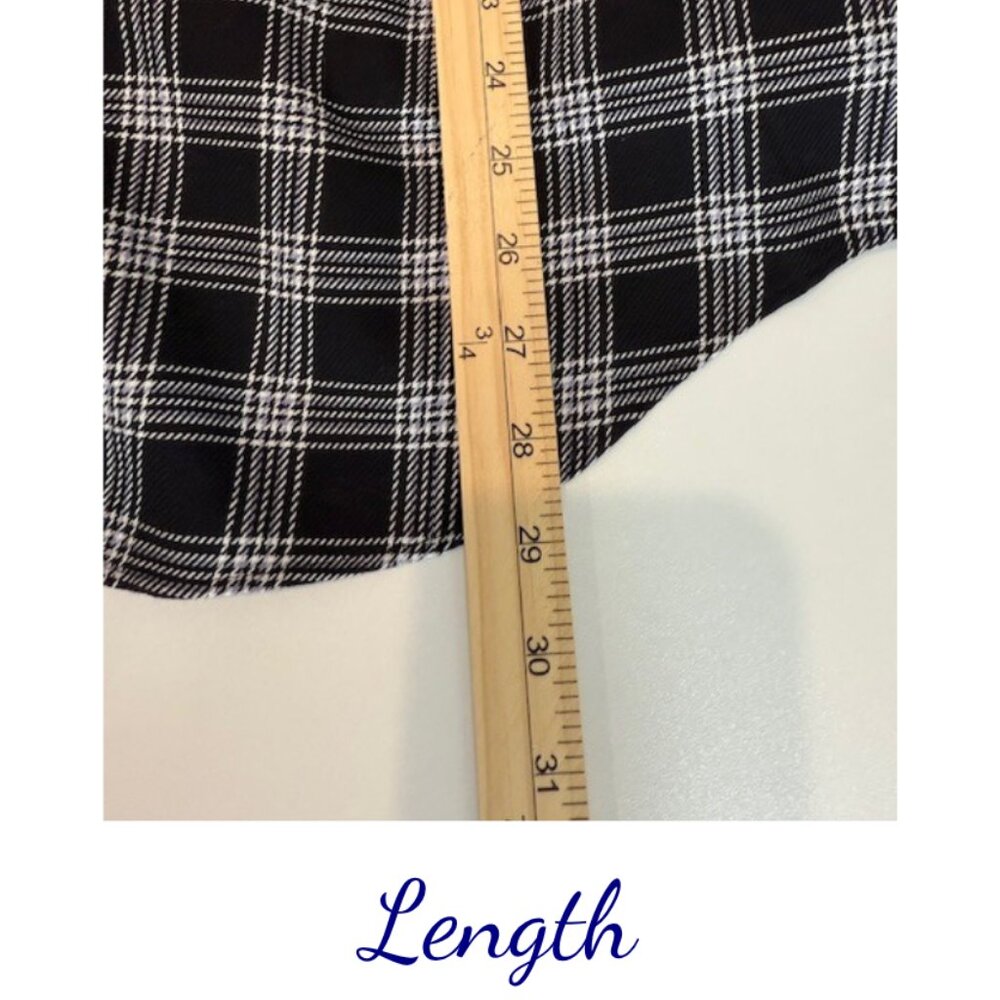 Bugatchi Men’s Check Plaid Button-Down Shirt Black Gray XXL - Picture 6 of 6